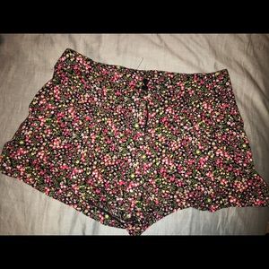 Floral Patterned Shorts